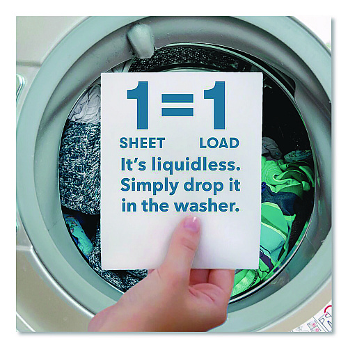 ECOS PRO Liquidless Laundry Detergent Sheets, Magnolia and Lily, 6.17 oz Box, 50 Sheets (953610)