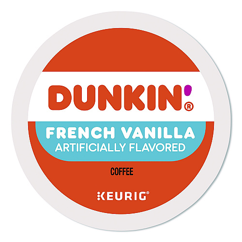 Keurig French Vanilla Coffee K-Cup Pods, 0.37 oz, 22/Box, 4 Boxes/Carton (400847)