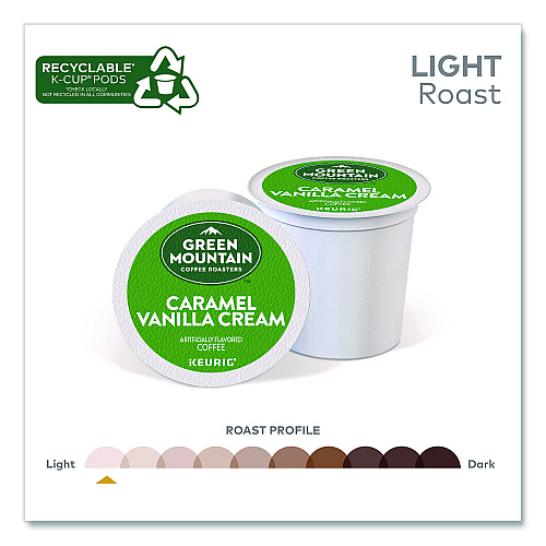 Keurig Caramel Vanilla Cream Coffee K-Cups, 0.33 oz, 48/Box (2140462)