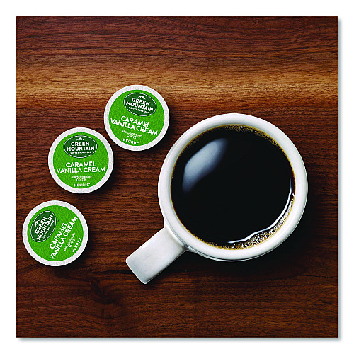 Keurig Caramel Vanilla Cream Coffee K-Cups, 0.33 oz, 48/Box (2140462)