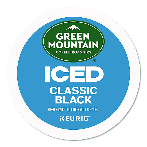 Keurig Classic Black Brew Over Ice Coffee K-Cups, 0.4 oz, 24/Box (5000372042)