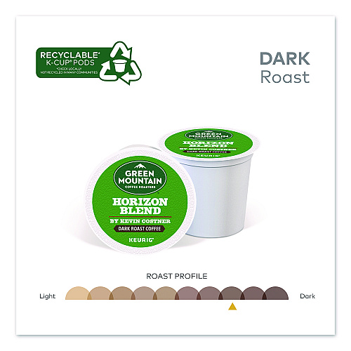 Keurig Horizon Blend by Kevin Costner Coffee K-Cups, 0.37 oz, 24/Box (5000379575)
