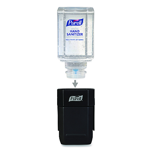 PURELL ES1 Hand Sanitizer Dispenser Starter Kit, 450 mL, 3.12 x 5.88 x 5.81, Graphite (4424D6)