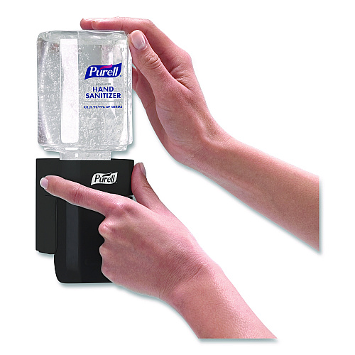 PURELL ES1 Hand Sanitizer Dispenser Starter Kit, 450 mL, 3.12 x 5.88 x 5.81, Graphite (4424D6)