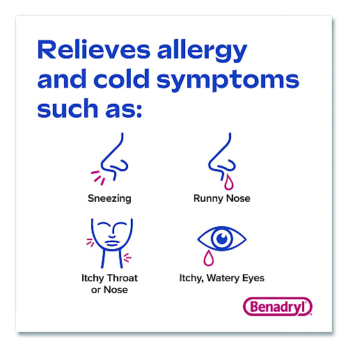 Benadryl Allergy Ultratabs Tablets, Two-Pack, 60 Packs/Box (17060)