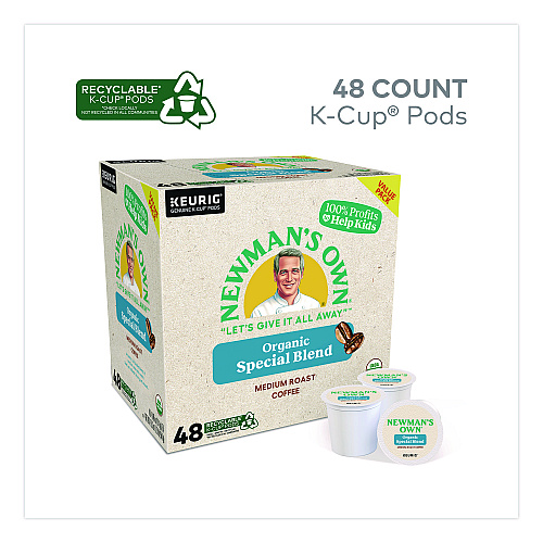 Newman's Own Organics Special Blend Coffee K-Cups, 48/Box (24306978)