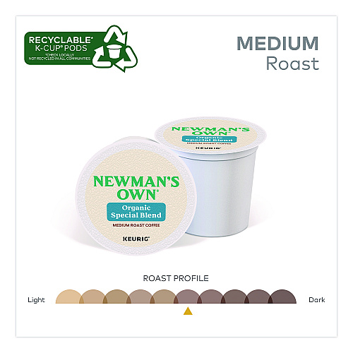 Newman's Own Organics Special Blend Coffee K-Cups, 48/Box (24306978)