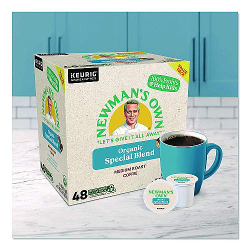 Newman's Own Organics Special Blend Coffee K-Cups, 48/Box (24306978)