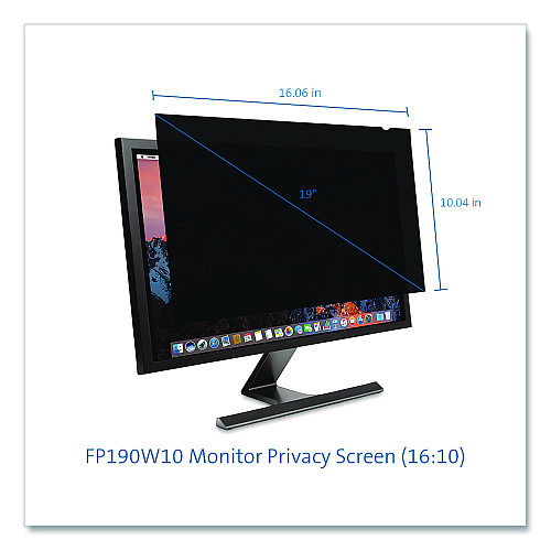 Kensington Anti-Glare Reversible Privacy Screen for 19" Widescreen Flat Panel Monitor, 16:10 Aspect Ratio (K52119WW)