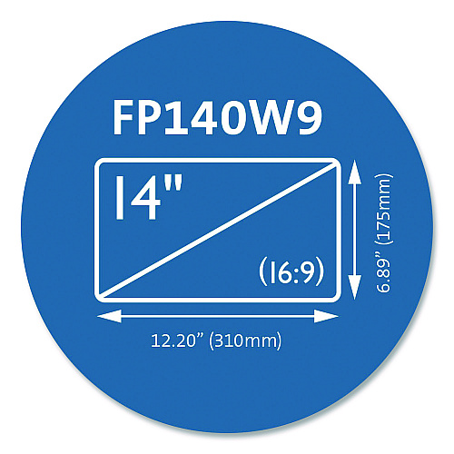 Kensington Laptop Privacy Screen for 14" Monitors, 16:9 Aspect Ratio (K52793WW)