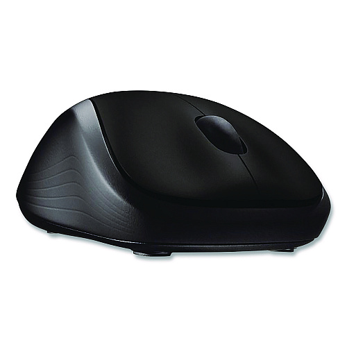 Logitech M310 Wireless Mouse, 2.4 GHz Frequency/30 ft Wireless Range, Left/Right Hand Use, Black (243132)