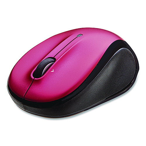 Logitech M325S Wireless Mouse, 2.4 GHz Frequency, 32.8 ft Wireless Range, Left/Right Hand Use, Brilliant Rose (784641)