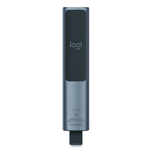Logitech Spotlight Presentation Remote, Projects 100 ft, Slate (2632837)