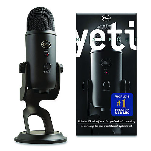 Blue Microphones Yeti Professional USB Microphone, Black (2758182)