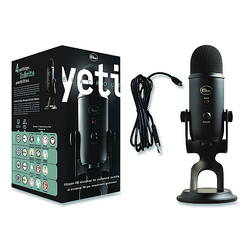 Blue Microphones Yeti Professional USB Microphone, Black (2758182)