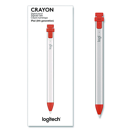 Logitech Crayon, for iPad, Silver/Orange (24387358)