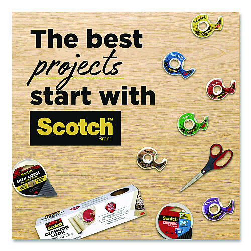 Scotch Expressions Masking Tape, 3" Core, 0.94" x 20 yds, Yellow (3437PYL)