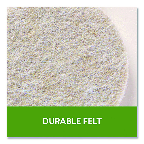 Scotch Felt Pad Protectors, Assorted Sizes and Shapes, Beige, 199/Pack (FP845199NA)