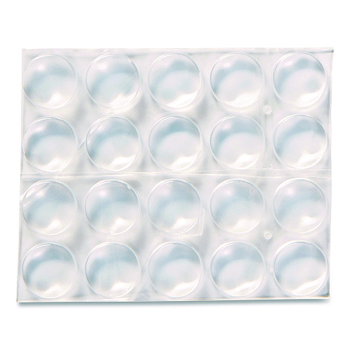 Scotch Bumpers, 0.5" dia, Clear, 40/Pack (SP951NA)