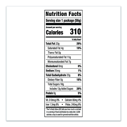 Orchard Valley Harvest Omega-3 Mix, 2 oz Bag, 14/Carton (JOH14046)