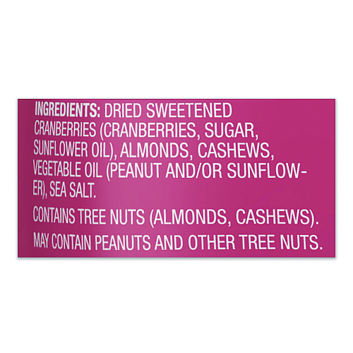 Orchard Valley Harvest Cranberry Nut Mix, (8) 1 oz Bags (JOH36414)