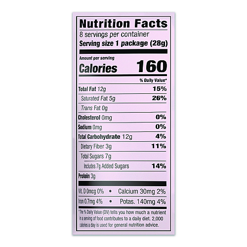 Orchard Valley Harvest Dipped Almonds, Dark Chocolate, (8) 1 oz Bags (JOH36537)