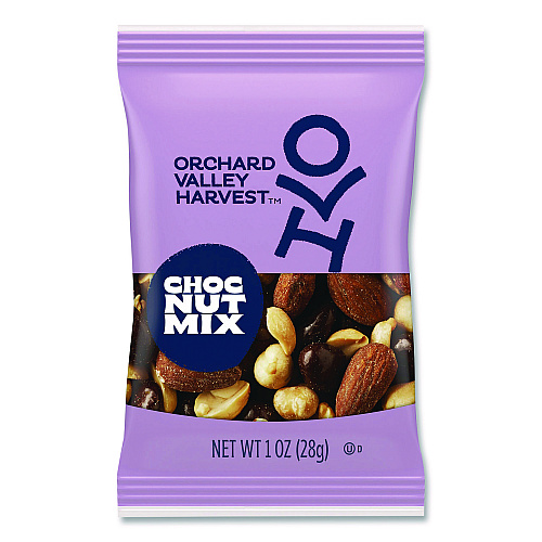 Orchard Valley Harvest Chocolate Raisin Nut Mix, (8) 1 oz Bags (JOH36636)
