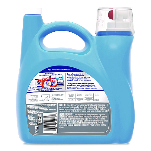 Downy Commercial Liquid Fabric Softener, 140 oz Plastic Bottle with Dispensing Tap (14052)