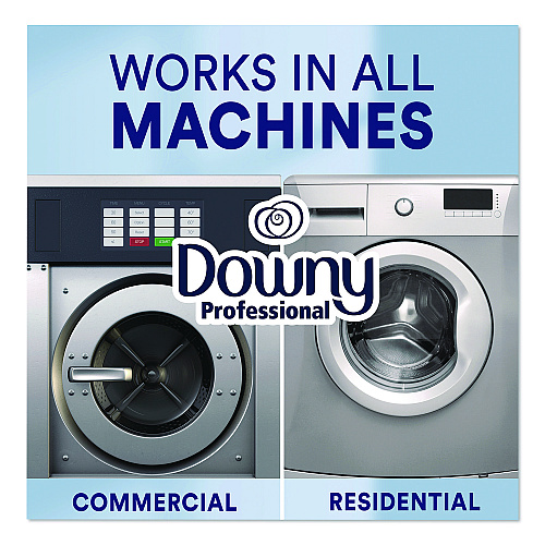 Downy Commercial Liquid Fabric Softener, 140 oz Plastic Bottle with Dispensing Tap (14052)