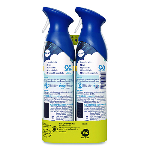 Febreze AIR, Ocean, 8.8 oz Aerosol Spray, 2/Pack (48312PK)