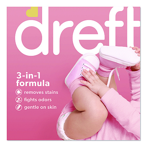 Dreft Ultra Laundry Detergent, Stage 1: Newborn, 150 oz Bottle with Dispensing Top (121283241)