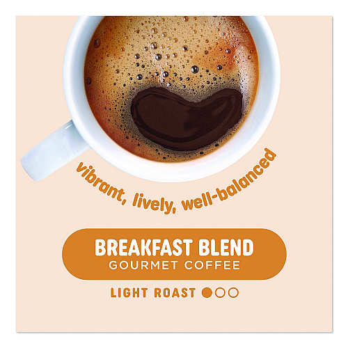 Pick Me Up Provisions Breakfast Blend Coffee K-Cups, 24/Box (5000381024)