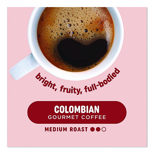 Pick Me Up Provisions Colombian Coffee K-Cups, 24/Box (5000381025)