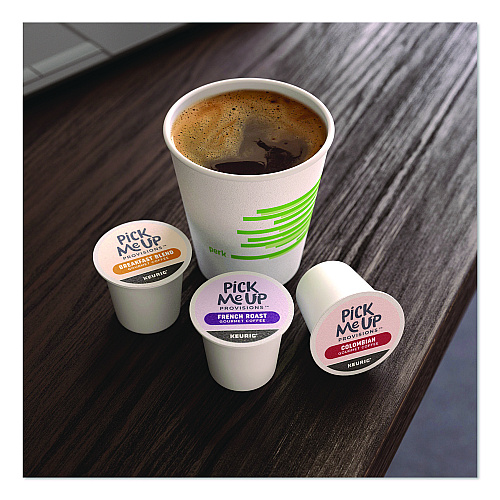 Pick Me Up Provisions Colombian Coffee K-Cups, 24/Box (5000381025)