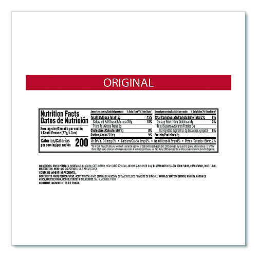 Pringles Potato Chips, Original, 1.3 oz Can, 12/Box (KEE84557)