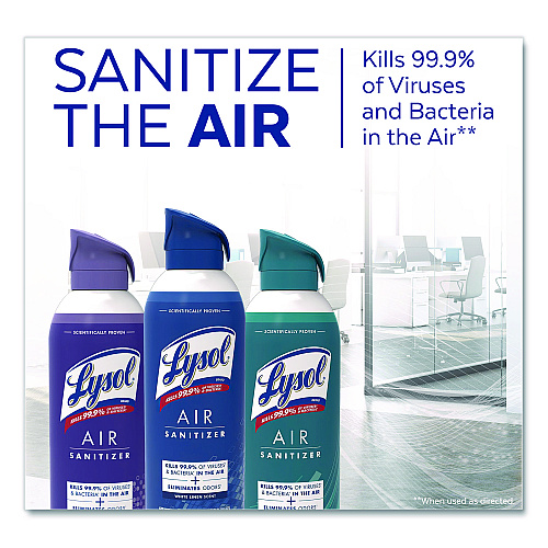 LYSOL Brand Air Sanitizer Spray, White Linen, 10 oz Aerosol Spray (1920099351)