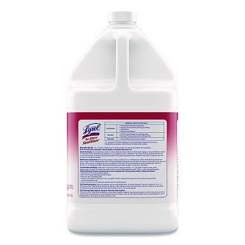 Lysol No-Rinse Sanitizer Concentrate, Unscented, 128 oz Bottle (3624174389)
