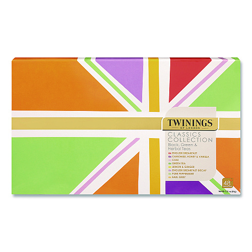 TWININGS Classics Collection Assorted Tea Bags, 48/Box (TNA54500)