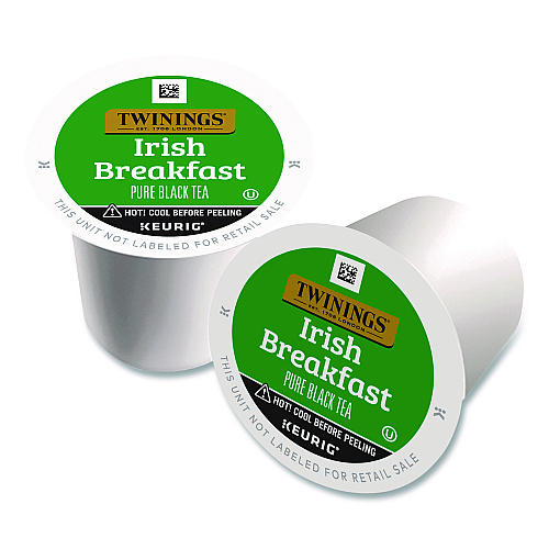TWININGS Tea K-Cups, Irish Breakfast, 0.11 oz, 24/Box (TNA87303)