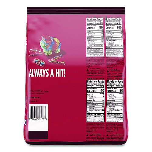 Twizzlers Chewy Candy Pack, Assorted Flavors, 46.34 oz Bag (HEC94479)