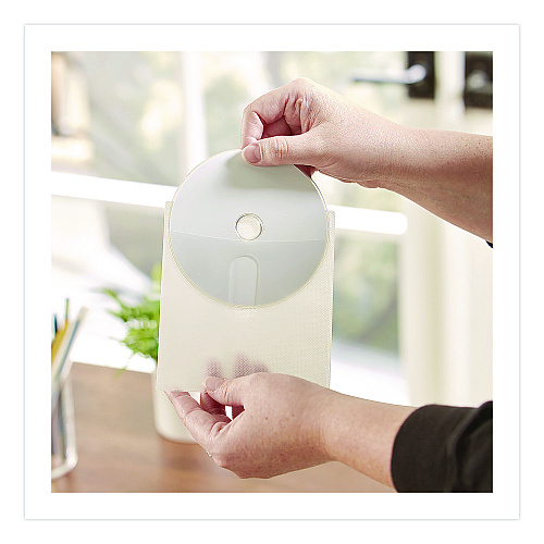 Verbatim CD/DVD Sleeves, White, 50/Pack (71125)