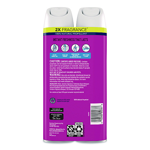 Glade Air Freshener, Exotic Tropical Blossoms, 8.3 oz Can, 2/Pack (346580PK)