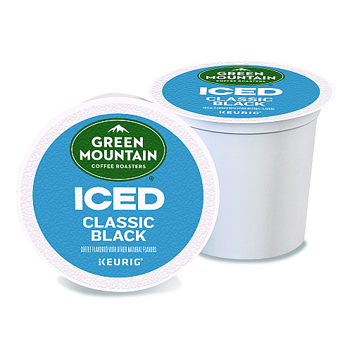Keurig Classic Black Brew Over Ice Coffee K-Cups, 0.4 oz, 24/Box (5000372042)
