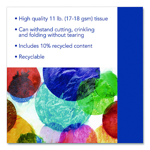 Pacon Spectra Art Tissue, 23 lb Tissue Weight, 20 x 30, Medium Blue, 24/Pack (P0059342)