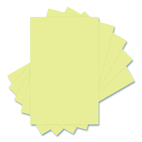 Lettermark Colors 30% Recycled Multipurpose Color Paper, 20 lb Bond Weight, 11 x 17, Canary, 500/Ream (94293RM)