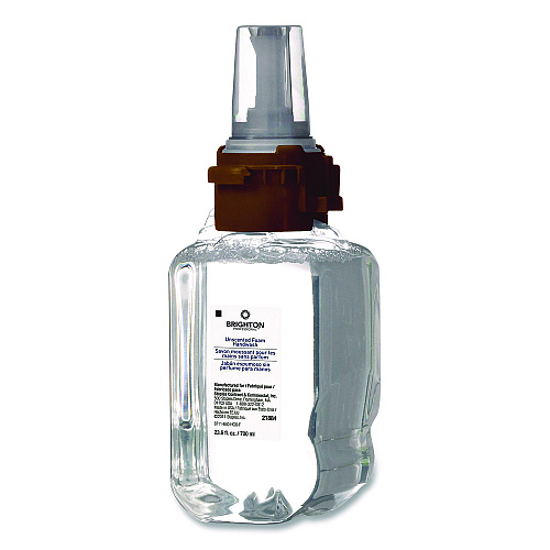 Brighton Professional Foaming Hand Soap Refill for ADX 7 Dispenser, Unscented, 700 mL, 4/Carton (21884)