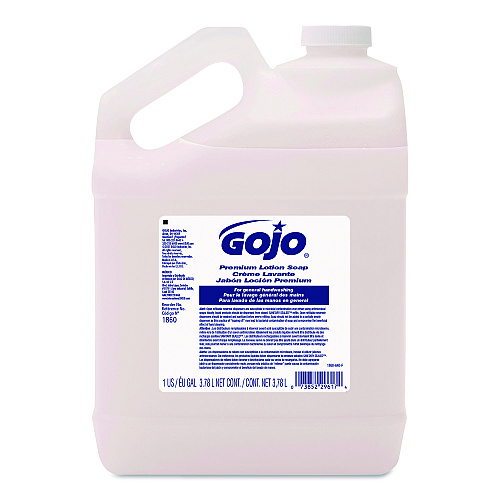 GOJO Premium Liquid Hand Soap Refill, Waterfall Scent, 1 gal (186004)