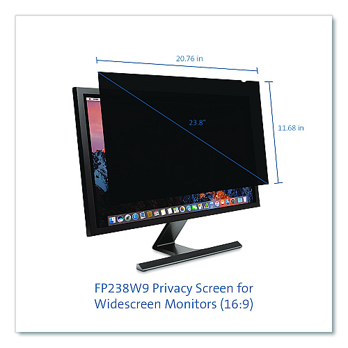 Kensington Privacy Filter for Widescreen Monitor for 23.8" Flat Panel Monitor, 16:9 Aspect Ratio (K60731WW)