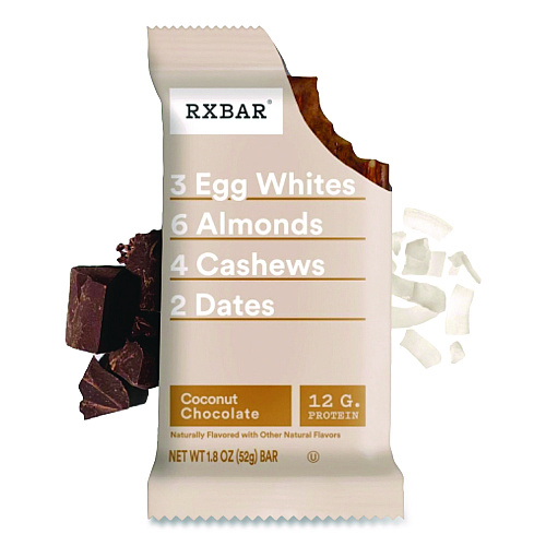 RXBAR Adult Bars, Coconut Chocolate, 1.83 oz Bar, 12/Box (CGO00428)