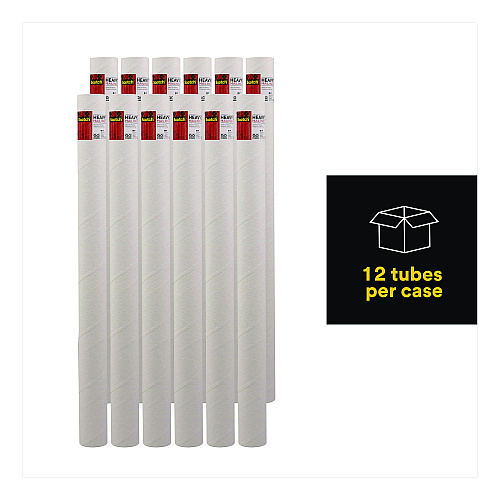 Scotch Mailing Tube, 36" Long, 3" Diameter, White (7979)